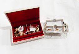 A pair of silver cufflinks,