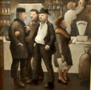 Jiri Borsky (Contemporary) Oil on board "The Polish Shop",