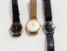 A Rotary gentleman's wristwatch on expanding strap bracelet,