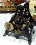 A tower clock movement by Smith & Sons, Clerkenwell,