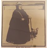 William Nicholson (1872-1949) Woodcut "H M The Queen",