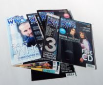 Three boxes of Doctor Who magazines,