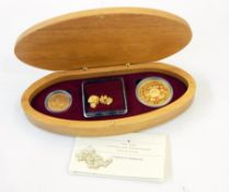 Australian Prospectus Collection of gold coins (200, 1oz nugget,