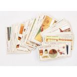 A quantity of cigarette card sets including WD&HO wills "The Seashore", "Wills Household Hints",