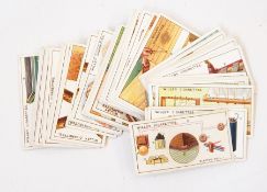 A quantity of cigarette card sets including WD&HO wills "The Seashore", "Wills Household Hints",