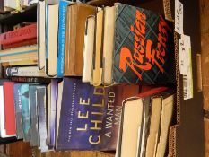 A collection of modern novels and hardback novels incl Lee Child, Dick Francis, etc.