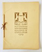 "Nottingham New Exchange Buildings and Council House 1929",