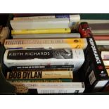 Various modern hardback books incl biographies by Lewis Hamilton, Jonathan Ross,