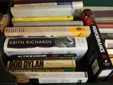 Various modern hardback books incl biographies by Lewis Hamilton, Jonathan Ross,