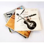 A collection of 33rpm records including Lennon Sisters, Mary Poppins, Easy Listening Special Volume,
