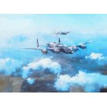 Limited edition print after Robert Taylor "Lancaster Bombers",