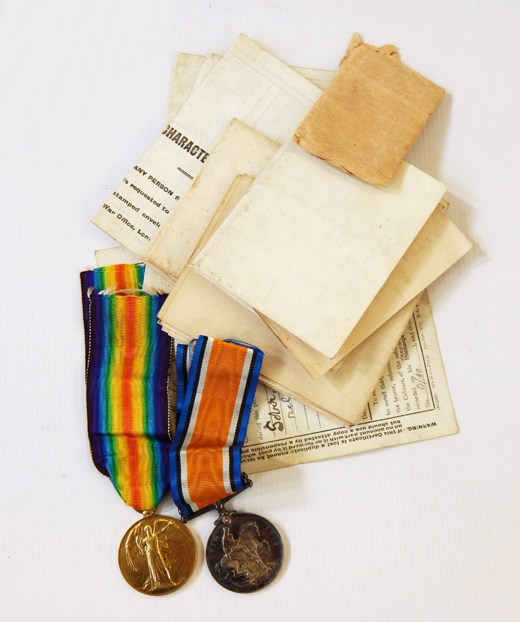 WWI and Victory medals awarded to "35903 Cpl. J. R. T O'Neil.