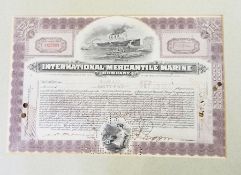 1920 share certificate, set players famed cigarette cards,