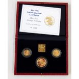 1996 gold proof set including £2,