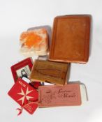 Maltese souvenir photo albums and Banderlaste sandwich box