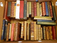 A selection of late 19th century bindings and antiquarian books including poetry, Shakespeare,