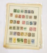 Easy issue stamps from Belgium on Old Time album pages