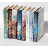 Large quantity of novels by Bernard Cornwell and The Sharpe Series and James Dillon-White,