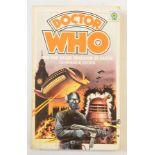 A complete run of the Doctor Who paperback books pub by Target (1 box)