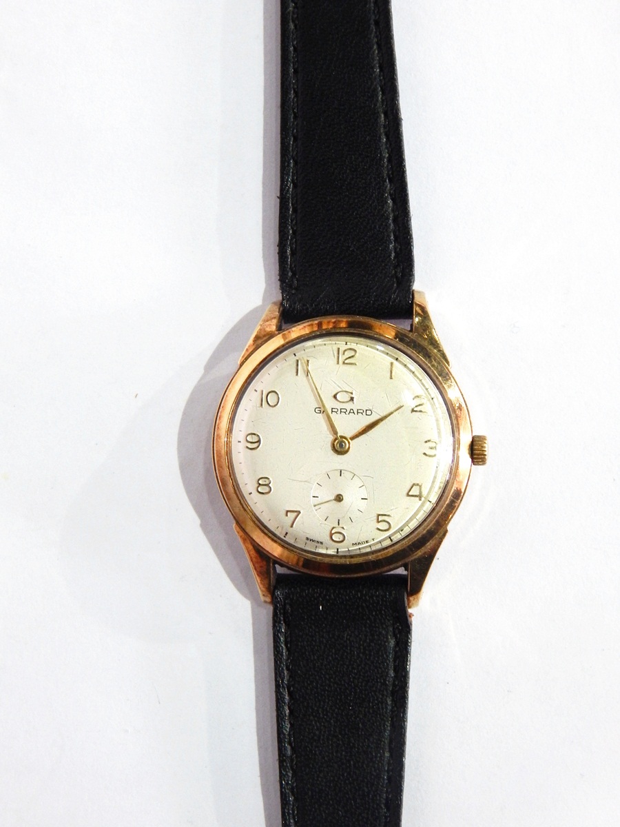 Garrards gent's gold coloured wristwatch,
