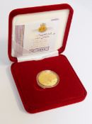 ERII Golden Jubilee Cook Islands gold-proof $20 coin,