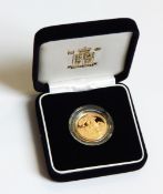 Millennium gold sovereign, 2000,