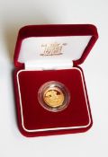 A UK gold proof half-sovereign, 2006,