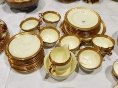 A Royal Doulton china tea service for 12 persons,