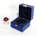 Swarovski 'A Vase of Roses' Jubilee Edition 2002 certificate of authenticity,