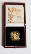 A gold sovereign, 1999,