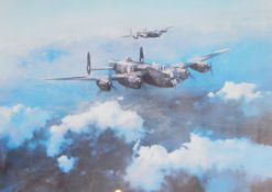 Limited edition print after Robert Taylor "Lancaster Bombers",