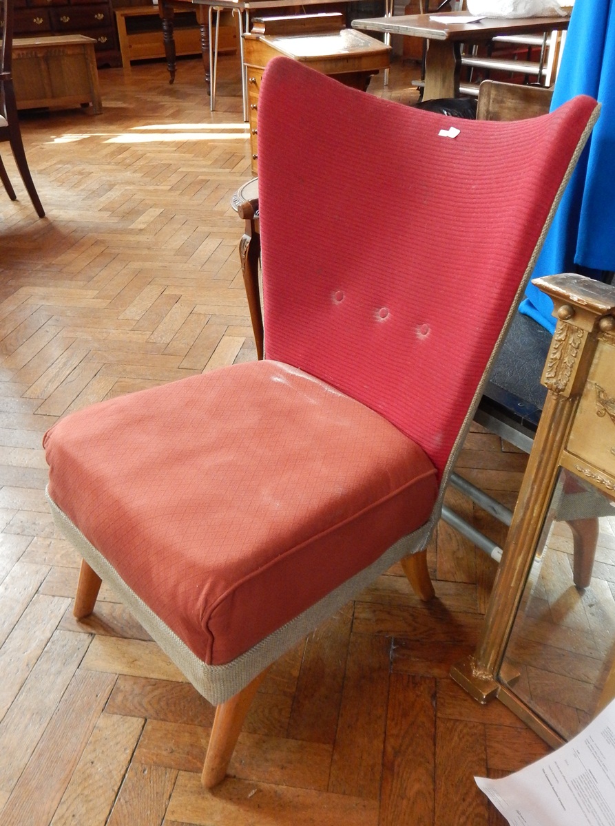 A pair of 1950's Howard Keith Encore chairs, - Image 2 of 2