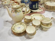 An Aynsley china coffee service for six persons,