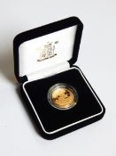 A 2006 gold proof sovereign,