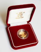 A UK gold proof half-sovereign, 2003,