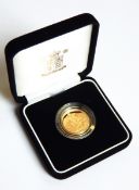 A gold sovereign, 2004,