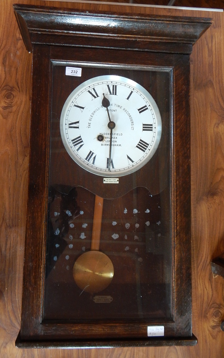 Gledhill Book Time Recorder patent, Huddersfield, Halifax, London,