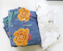 A large collection of handkerchiefs, scarves, Mary Quant fabric, paisley scarf,