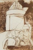 Elisabeth Frink (1930-1993) ARR Etching and aquatint "Agamemnon at the Lion Gate", Signed, 10/70,
