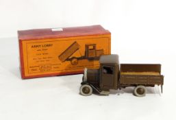 Britains army lorry with driver, in brown, No.