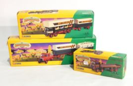 A Corgi Classic "Pat Collins Fare" truck and trailer and other items