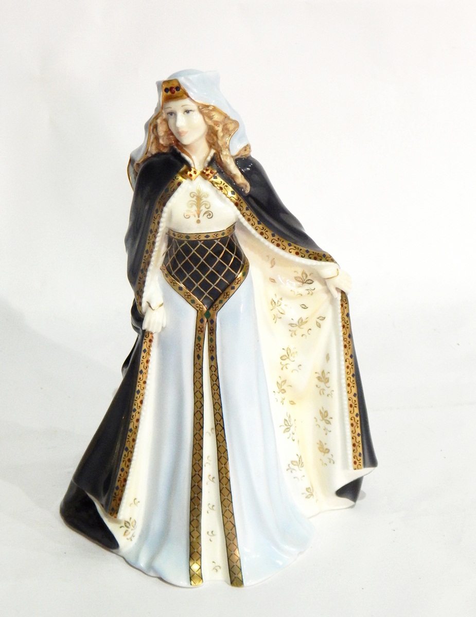 Royal Worcester limited edition porcelain figure of "The Rose of Camelot", 235/7500, - Image 3 of 4