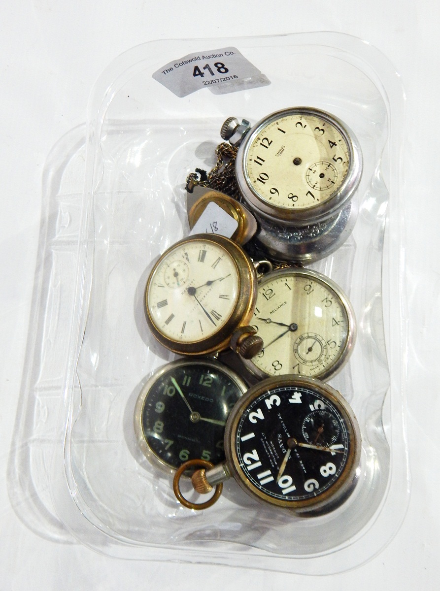 An Ingersoll "Triumph" open faced pocket watch,