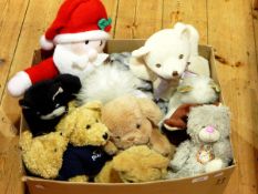 A quantity of soft toys (1 box)