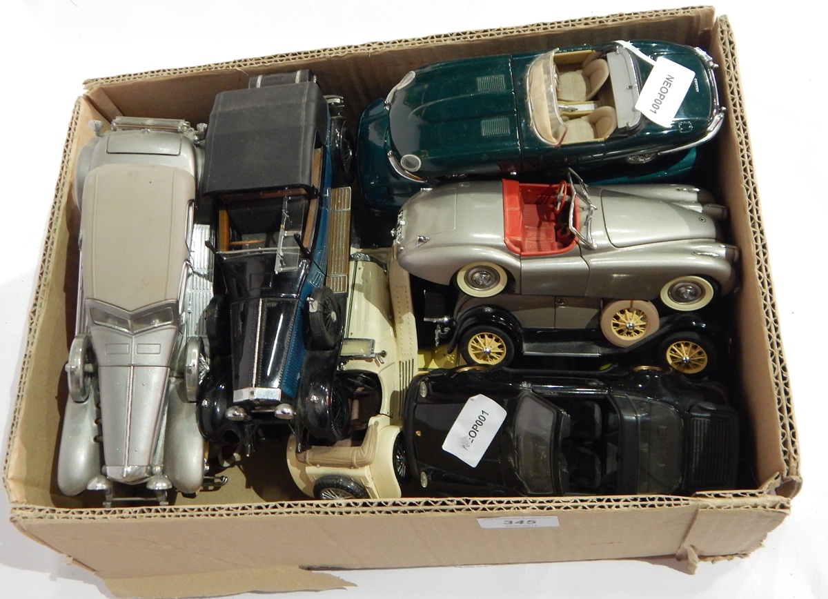 A quantity Franklin Mint precision model vehicles