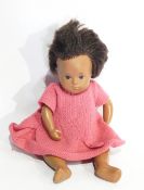 Sasha baby doll with brown hair,