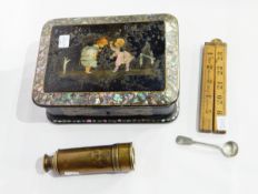 An 8-draw brass telescope by Thomas Harris & Sons (Opticians to the Royal Family) No.