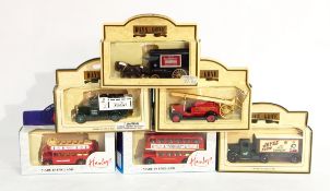 Quantity of Lledo Days Gone collectors vehicles to include delivery lorries, buses, steam roller,