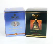 Bells Whiskey Christmas decanters 1993, 1996,