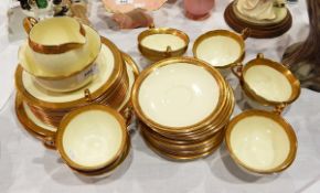 A Royal Doulton china tea service for 12 persons,